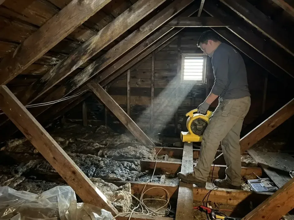 attic-water-damage-drying-proc-007 — frequently asked questions, Emergency Water Extraction & 24/7 Flood Response in Magnoli…